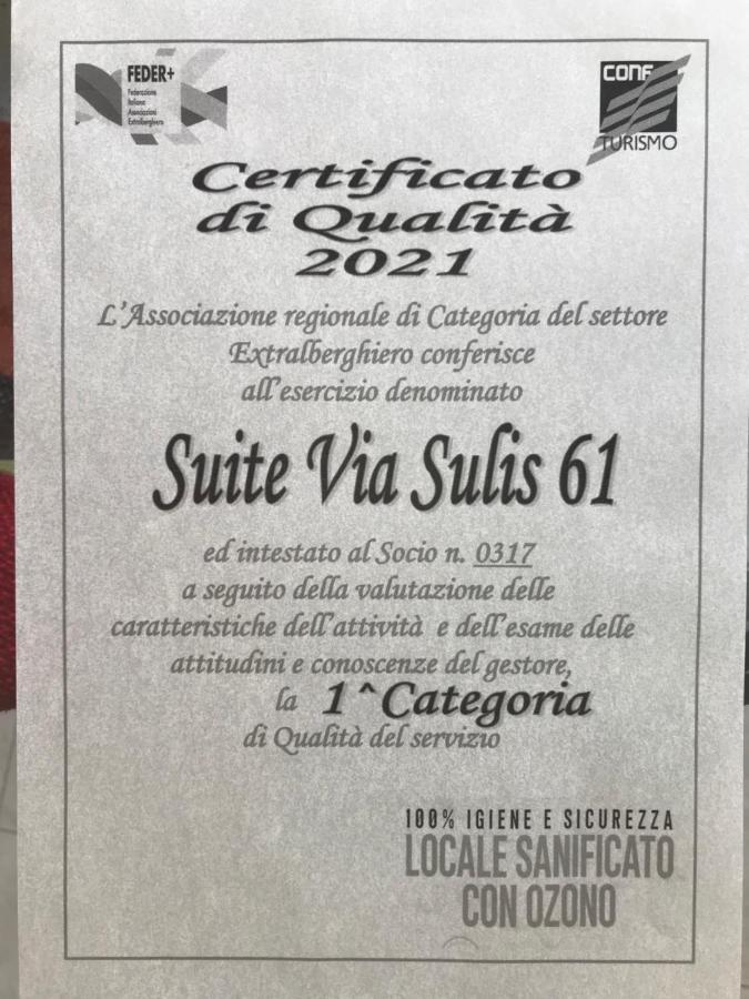 Suite Via Sulis 61 Cagliari Kültér fotó